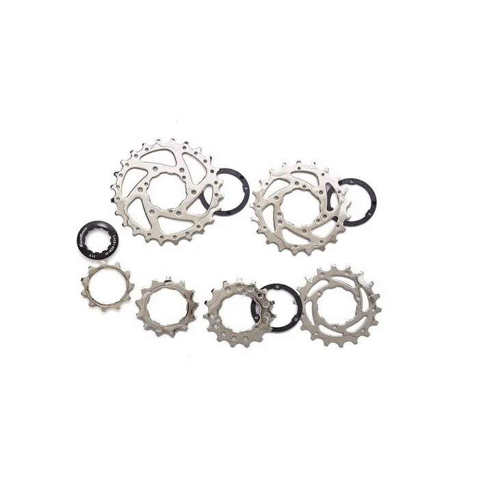 Earrings sparklingselections HiTensile Steel 9speed cassette in Silver Color Cycle Wheel Earrings sparklingselections HiTensile Steel 9speed cassette in Silver Color Cycle Wheel