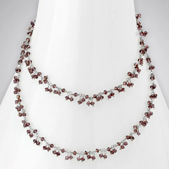 Elisa Ilana Necklaces Amethyst Sterling Silver Necklace