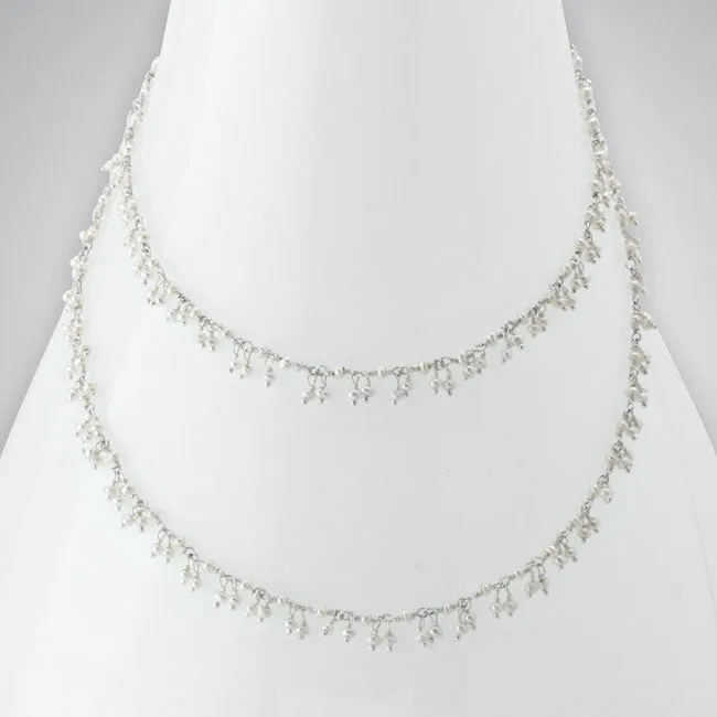 Elisa Ilana Necklaces White Pearl Necklace
