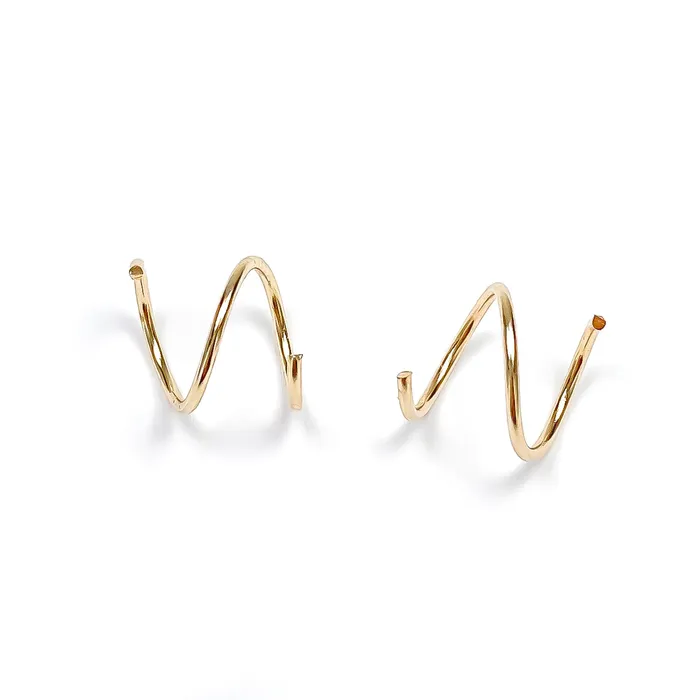 Faux Twist Hoop Earrings Hoops By Hand Earrings Faux Twist Hoop Earrings Hoops By Hand Earrings