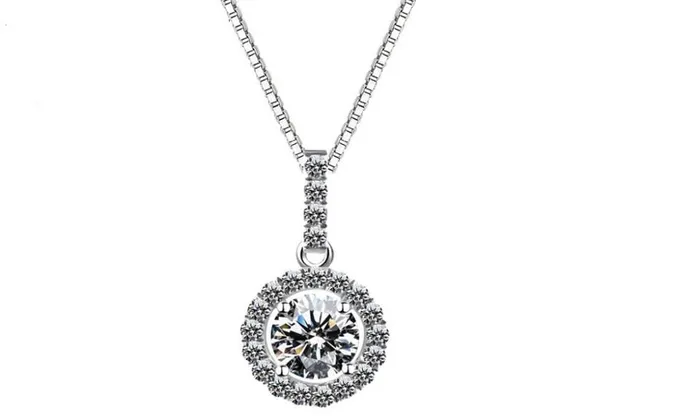 Gold Plating with Luxurious Round Crystal Woman Necklace sparklingselections Necklaces Gold Plating with Luxurious Round Crystal Woman Necklace sparklingselections Necklaces