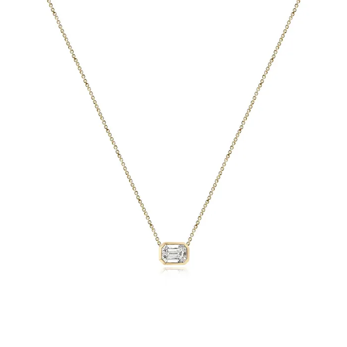Necklaces Alev Collection Medium Diamond Solitaire Necklace