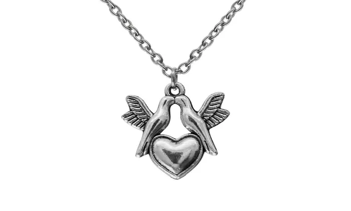 Necklaces Heart Bird Pendant Short Necklace For Women sparklingselections