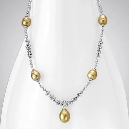 Necklaces Pearl SS Necklace340976 Elisa Ilana