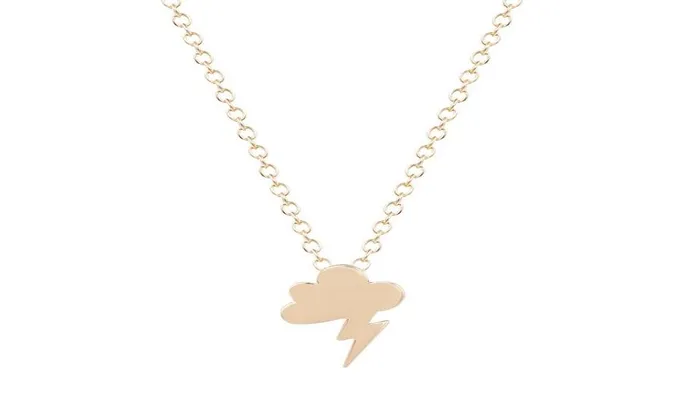 Necklaces Shining Cloud Shape Gold Plated Crystat Pendant Necklace sparklingselections Necklaces Shining Cloud Shape Gold Plated Crystat Pendant Necklace sparklingselections