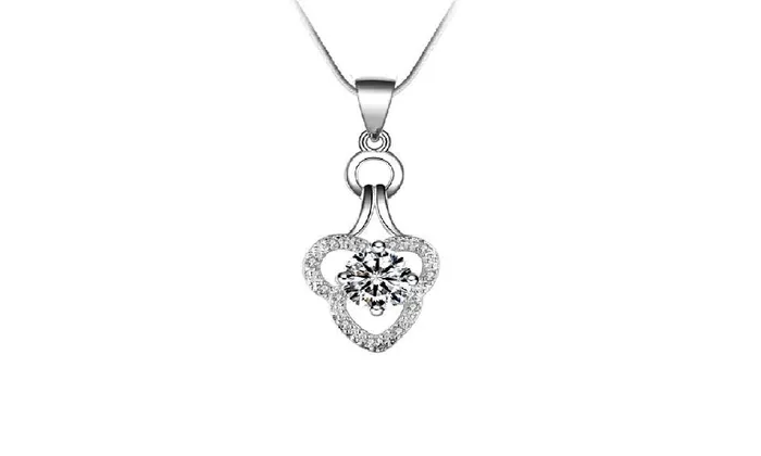 Necklaces sparklingselections Christmas Romantic Heart Necklace for Women