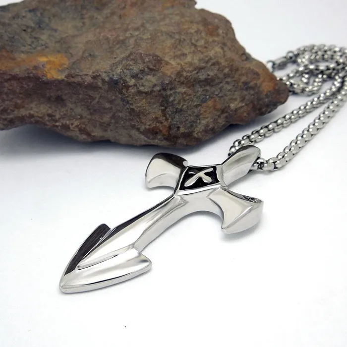 Necklaces sparklingselections Mens Personality Retro Cruciform Necklace Pendant Necklaces sparklingselections Mens Personality Retro Cruciform Necklace Pendant