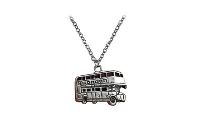 Necklaces sparklingselections Vintage Double Decker Bus Pendant Short Necklace Necklaces sparklingselections Vintage Double Decker Bus Pendant Short Necklace