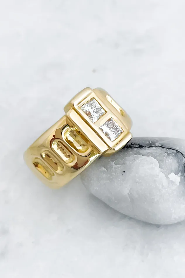 Rings HOWL Diamond Fontane Ring Rings HOWL Diamond Fontane Ring