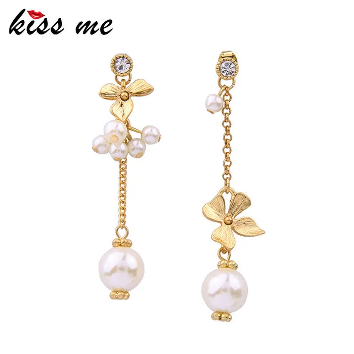 Simulated Pearls Long Earrings for Women sparklingselections Earrings