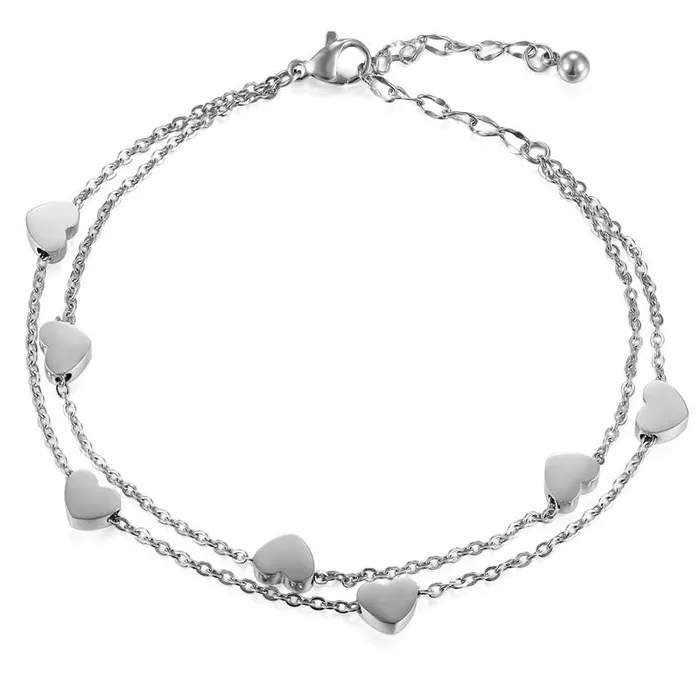 sparklingselections Bracelets Multilayer Stainless Steel Women