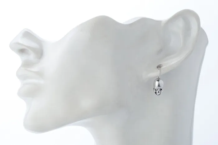 sparklingselections Earrings Sterling Silver Skull Skeleton Dangle Drop Earring for Women sparklingselections Earrings Sterling Silver Skull Skeleton Dangle Drop Earring for Women