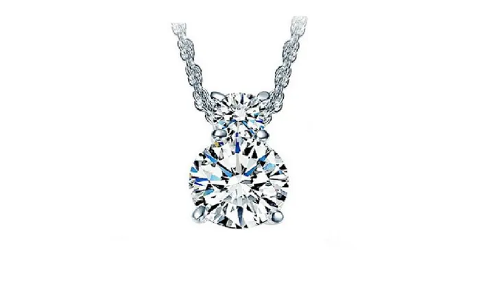 sparklingselections Necklaces Small Cubic Zirconia Diamond heart Pendant Necklace sparklingselections Necklaces Small Cubic Zirconia Diamond heart Pendant Necklace