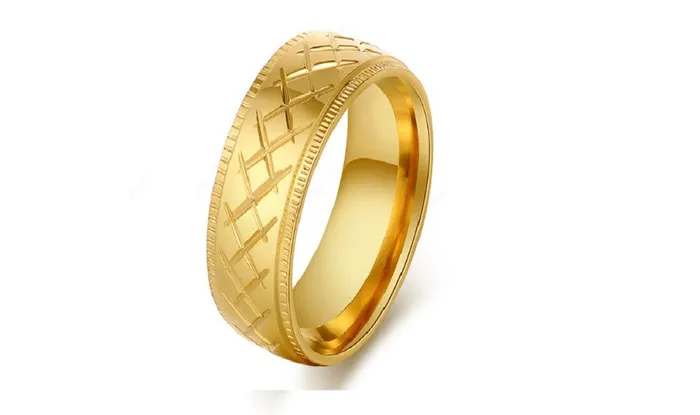 sparklingselections Rings Fashion Connected X Mark Stainless Steel Ring789 sparklingselections Rings Fashion Connected X Mark Stainless Steel Ring789