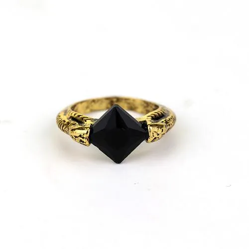 sparklingselections Rings New Stylish Retro Metal Crystal Voldemorts Horcrux Finger Ring For Women Engagement Wedding Ring Jewelry Gift