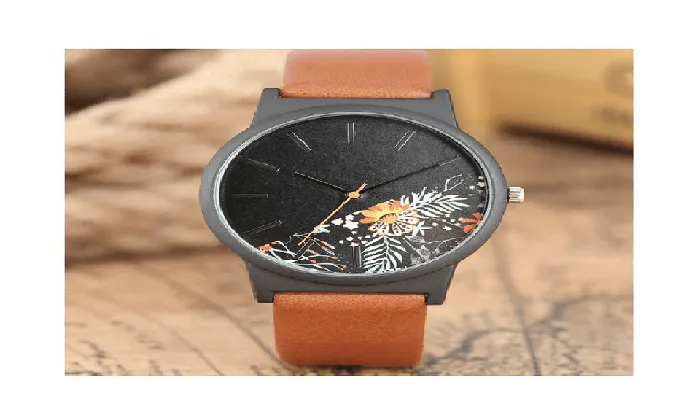 sparklingselections Unique Unisex Tropical Jungle Design Quartz Wrist watch Watches sparklingselections Unique Unisex Tropical Jungle Design Quartz Wrist watch Watches