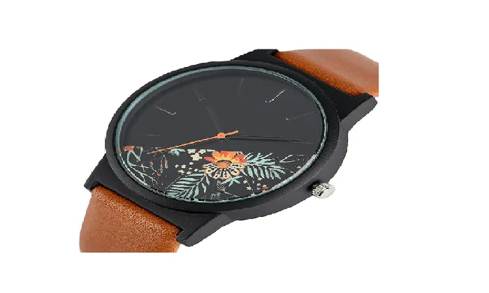sparklingselections Unique Unisex Tropical Jungle Design Quartz Wrist watch Watches sparklingselections Unique Unisex Tropical Jungle Design Quartz Wrist watch Watches