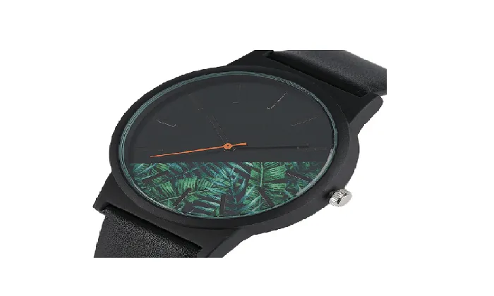 sparklingselections Unique Unisex Tropical Jungle Design Quartz Wrist watch Watches sparklingselections Unique Unisex Tropical Jungle Design Quartz Wrist watch Watches