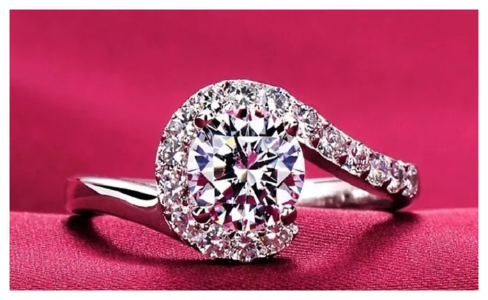 White Gold Plated Vintage Engagement Ring for Women sparklingselections Rings White Gold Plated Vintage Engagement Ring for Women sparklingselections Rings