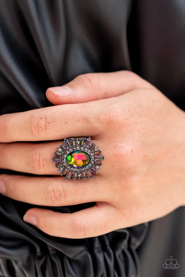 Astral Attitude Multi Ring Jewelry by Bretta Paparazzi Accessories Rings