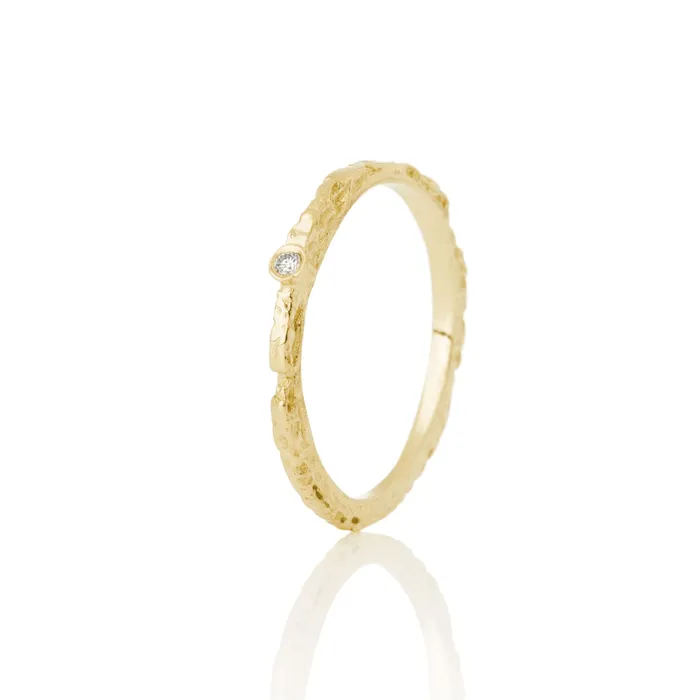 AURUM by Gubjrg Rings Womens diamond ring NANOOK