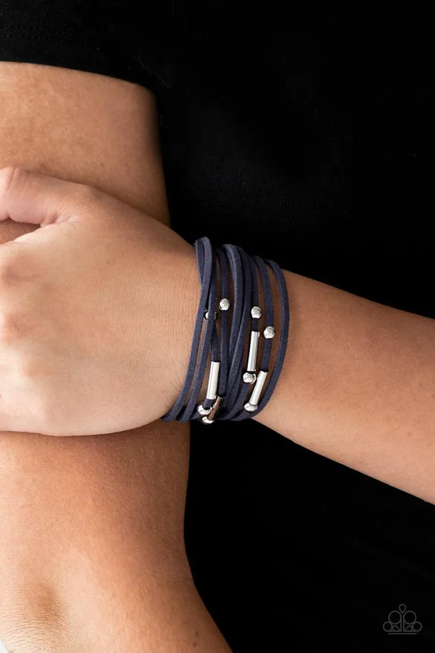 Back To BACKPACKER Blue Bracelet Jewelry by Bretta Paparazzi Accessories Bracelets Back To BACKPACKER Blue Bracelet Jewelry by Bretta Paparazzi Accessories Bracelets