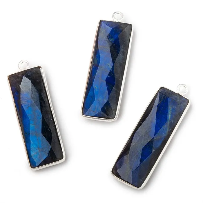 Beadsofcambaycom Rings 31x11mm Silver Bezel Labradorite Bar 1 ring pendant 1 piece Beadsofcambaycom Rings 31x11mm Silver Bezel Labradorite Bar 1 ring pendant 1 piece