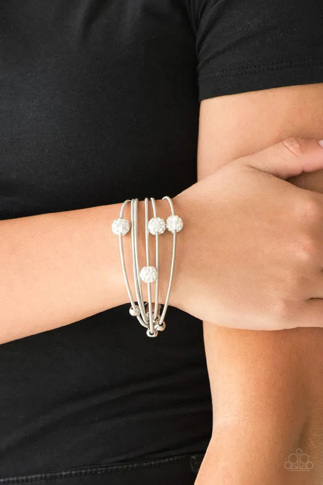 Bracelets Marvelously Magnetic White Bracelet Jewelry by Bretta Paparazzi Accessories Bracelets Marvelously Magnetic White Bracelet Jewelry by Bretta Paparazzi Accessories