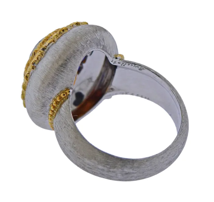 Buccellati Buccellati Citrine Sapphire Gold Ring Rings