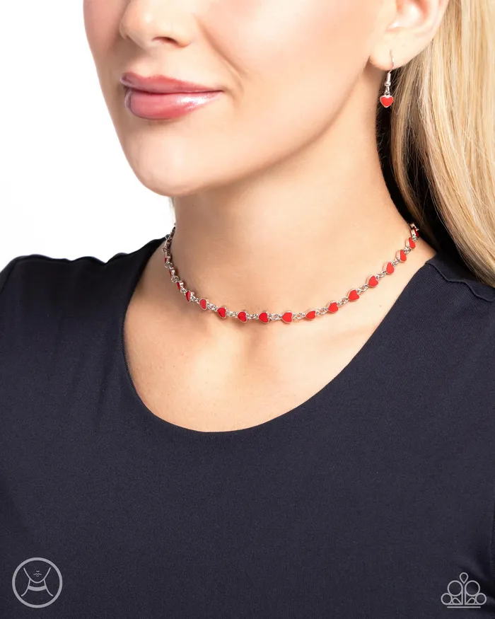 Dancing Dalliance Red Heart Necklace Jewelry by Bretta Paparazzi Accessories Necklaces Dancing Dalliance Red Heart Necklace Jewelry by Bretta Paparazzi Accessories Necklaces