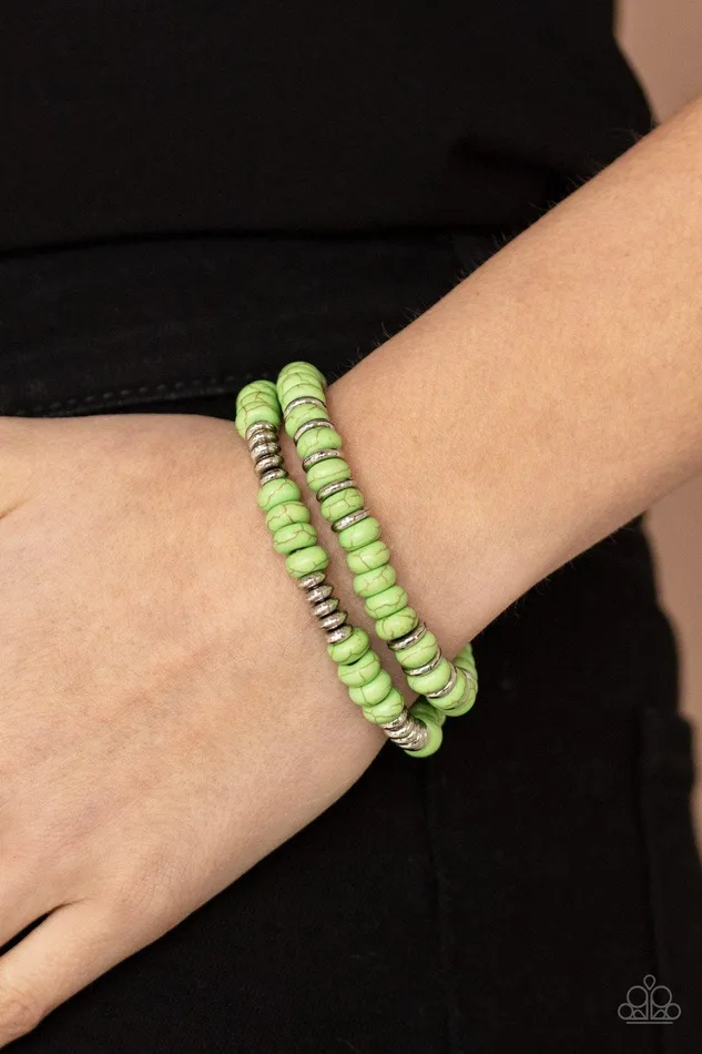 Desert Rainbow Green Bracelet Jewelry by Bretta Paparazzi Accessories Bracelets Desert Rainbow Green Bracelet Jewelry by Bretta Paparazzi Accessories Bracelets