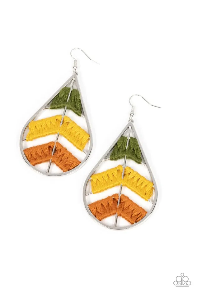 Earrings Paparazzi Accessories Nice Threads Multi Earrings Jewelry by Bretta