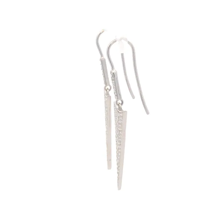 Earrings YaninaCo Jewelry Pave Diamond Arrow Earrings Earrings YaninaCo Jewelry Pave Diamond Arrow Earrings