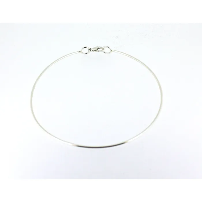 Erosmoon Necklaces DISCREET DAY COLLAR STERLING SILVER CHOKER NECKLACEUNISEX