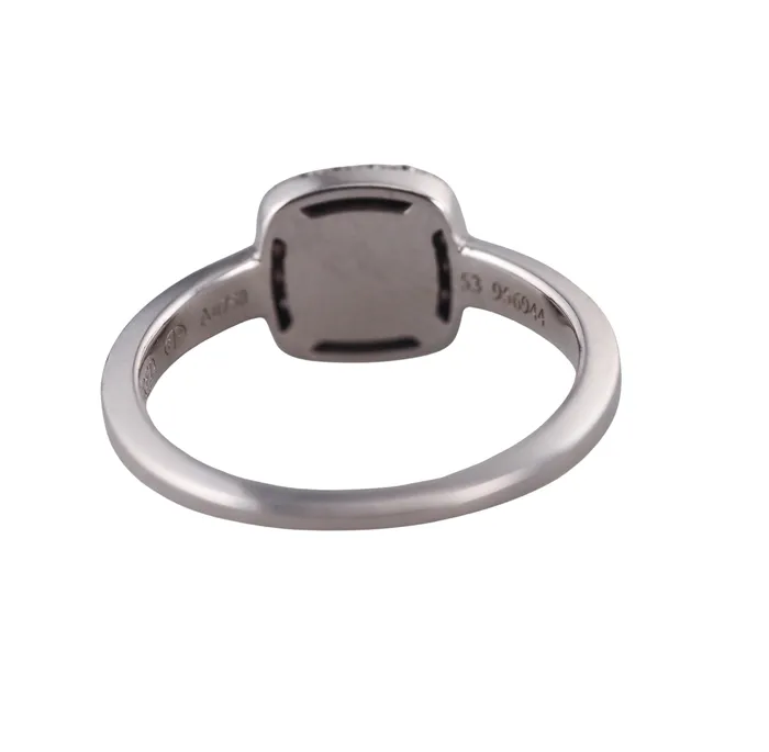 Fred Pain de Sucre White Gold Diamond Moonstone Small Model Ring Fred Paris Rings