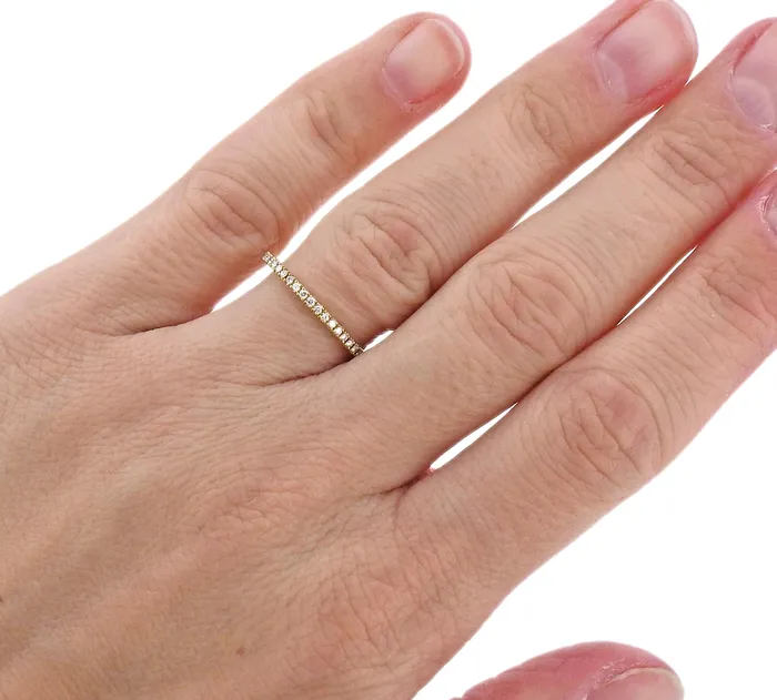 Georg Jensen 18k Yellow Gold Aurora Diamond Ring 1553 Georg Jensen Rings