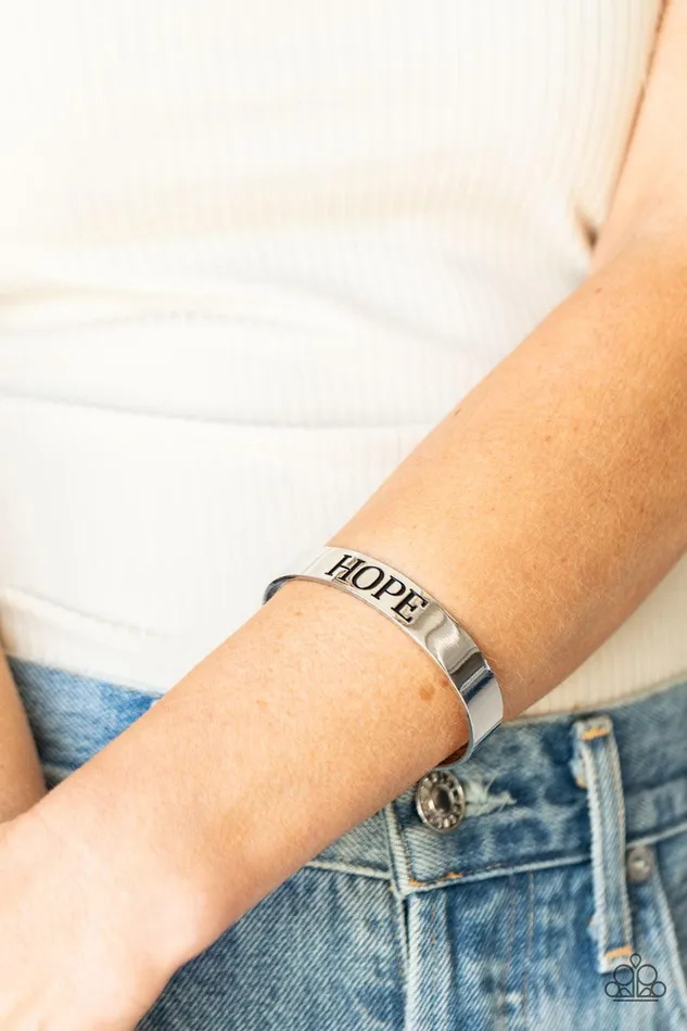 Hope Makes The World Go Round Silver Bracelet Jewelry by Bretta Paparazzi Accessories Bracelets Hope Makes The World Go Round Silver Bracelet Jewelry by Bretta Paparazzi Accessories Bracelets
