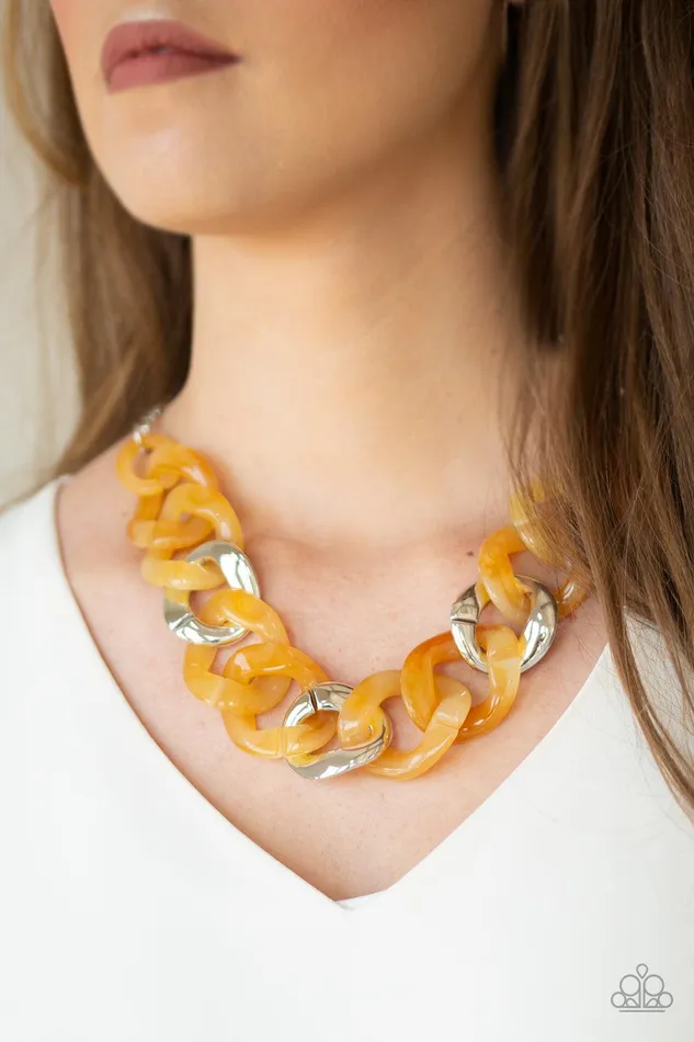 I Have A HAUTE Date Yellow Necklace Jewelry by Bretta Paparazzi Accessories Necklaces I Have A HAUTE Date Yellow Necklace Jewelry by Bretta Paparazzi Accessories Necklaces