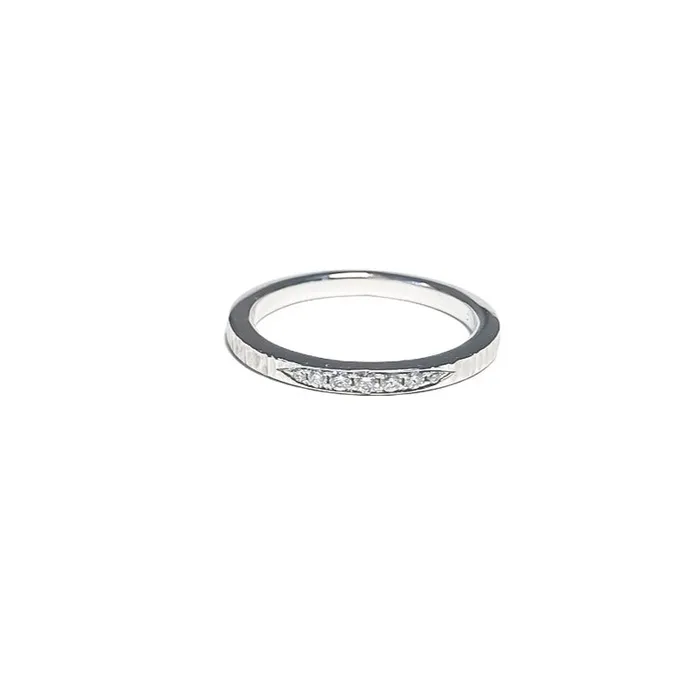 Joanna Jablko Jewelry Rings White Pave 14 kt gold diamond ring