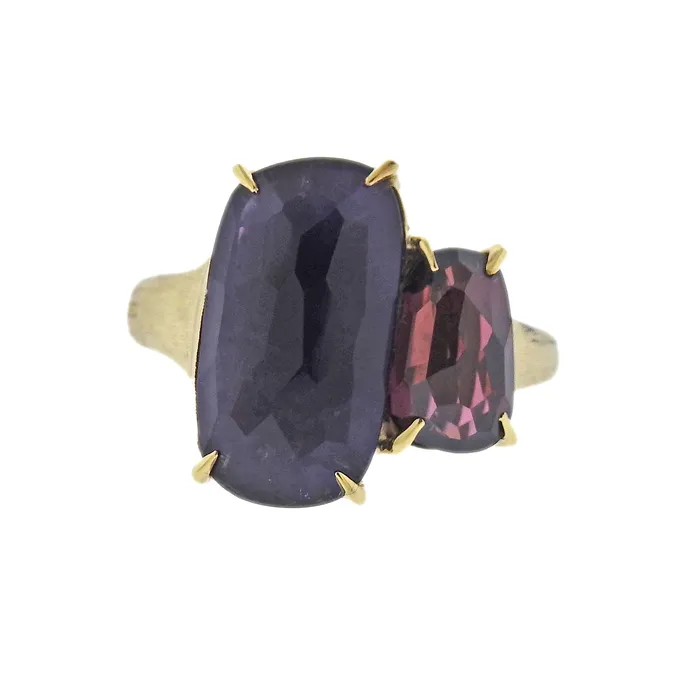 Marco Bicego Murano Gold Amethyst Rhodolite Ring Marco Bicego Rings