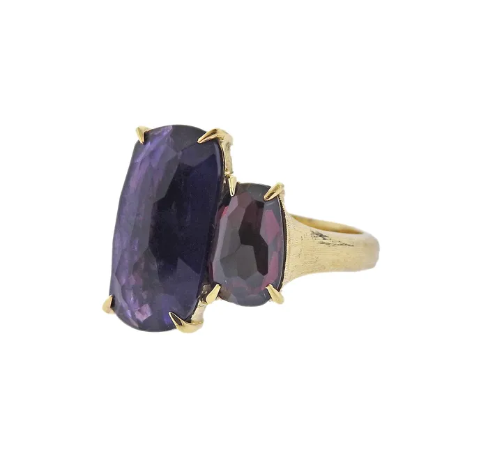 Marco Bicego Murano Gold Amethyst Rhodolite Ring Marco Bicego Rings