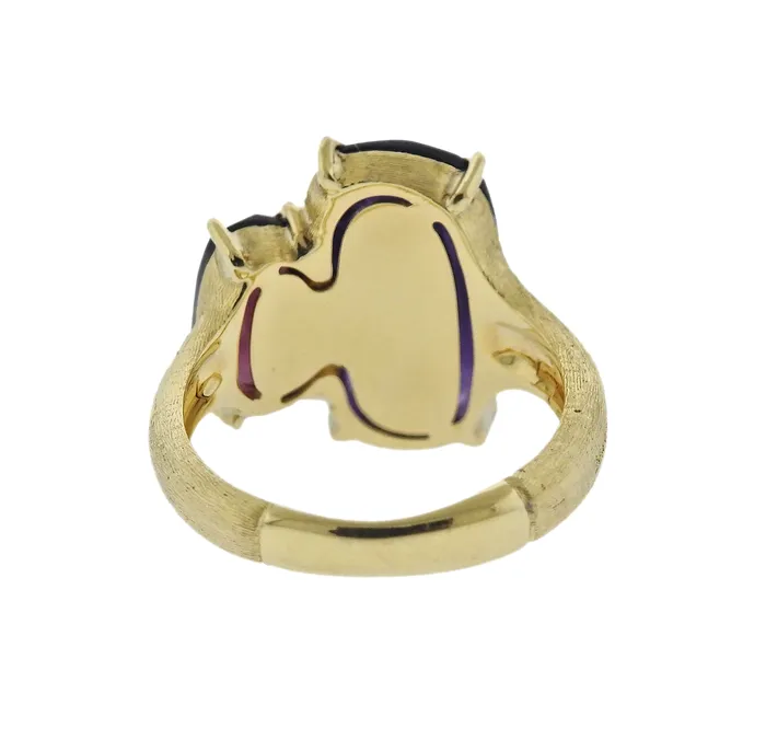 Marco Bicego Murano Gold Amethyst Rhodolite Ring Marco Bicego Rings