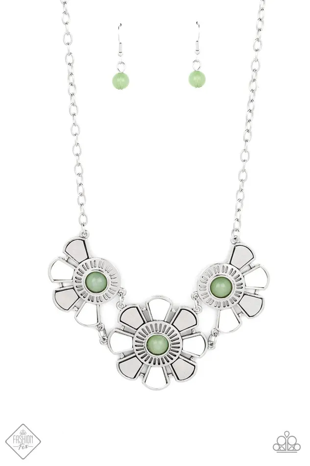 Necklaces Paparazzi Accessories Aquatic Garden Green Necklace Jewelry by Bretta