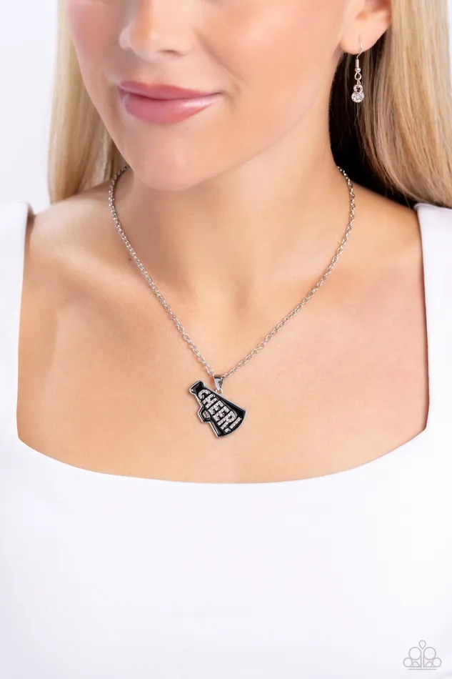 Necklaces Paparazzi Accessories Cheer Champion Black Necklace Jewelry by Bretta Necklaces Paparazzi Accessories Cheer Champion Black Necklace Jewelry by Bretta