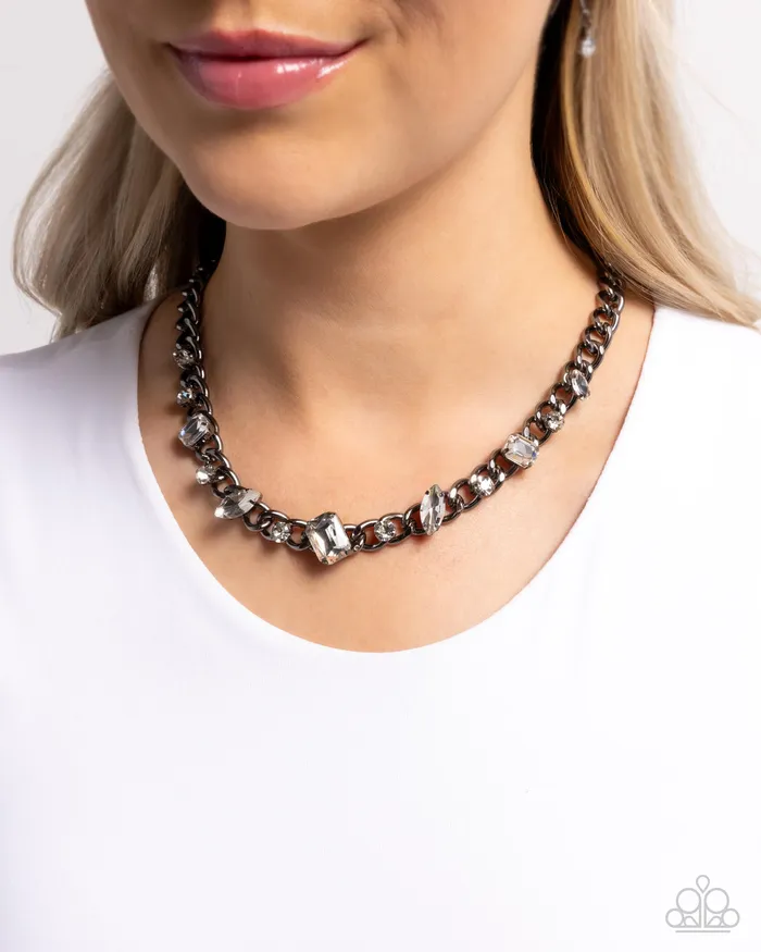 Necklaces Paparazzi Accessories Pronged Perfection Black Necklace Jewelry by Bretta Necklaces Paparazzi Accessories Pronged Perfection Black Necklace Jewelry by Bretta
