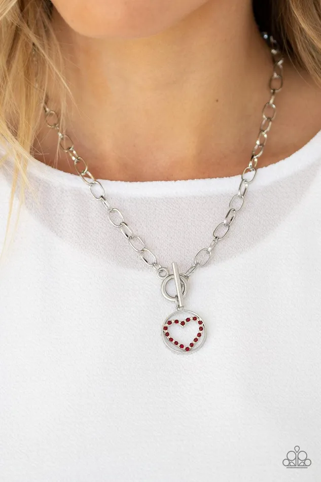 Necklaces Paparazzi Accessories With My Whole Heart Red Necklace Jewelry by Bretta Necklaces Paparazzi Accessories With My Whole Heart Red Necklace Jewelry by Bretta