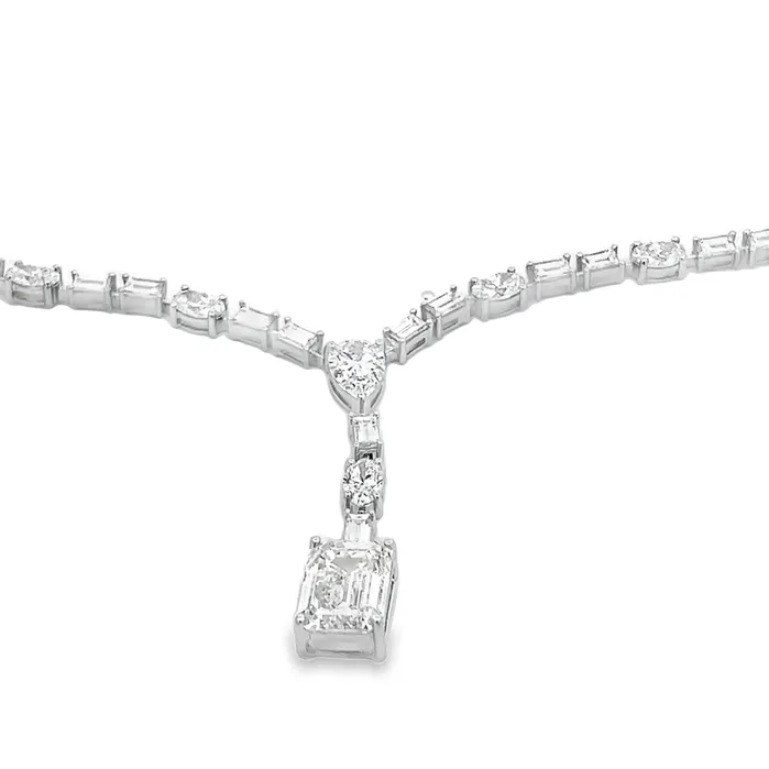 Necklaces YaninaCo Jewelry Diamond Tennis Lariat Necklace