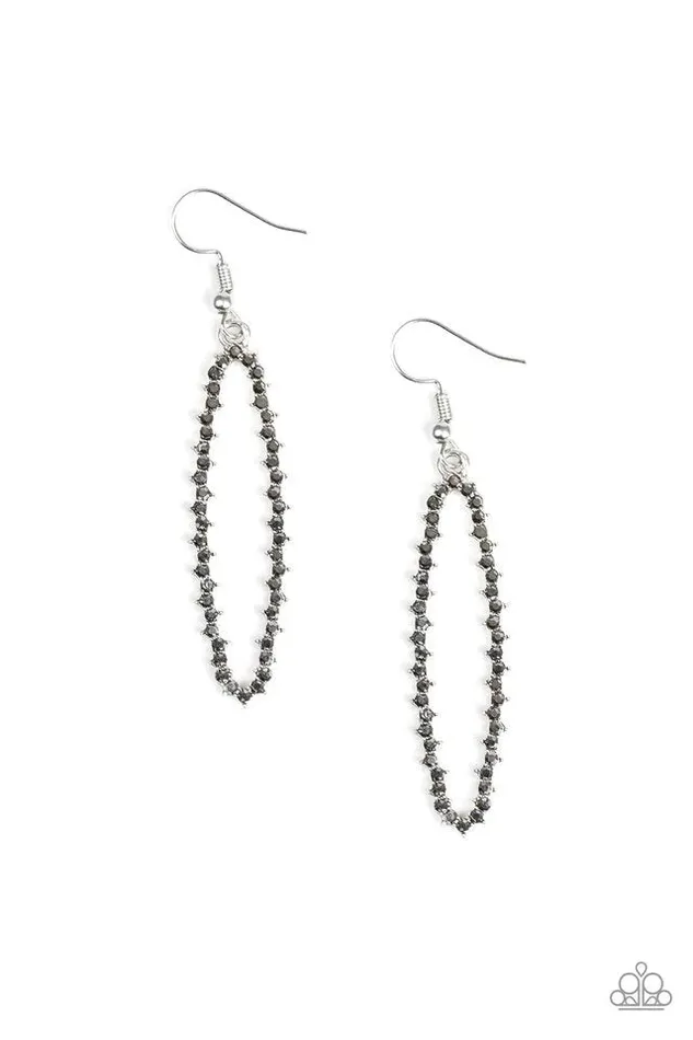 Paparazzi Accessories Earrings A Little GLOWmance Silver Earrings Jewelry by Bretta Paparazzi Accessories Earrings A Little GLOWmance Silver Earrings Jewelry by Bretta