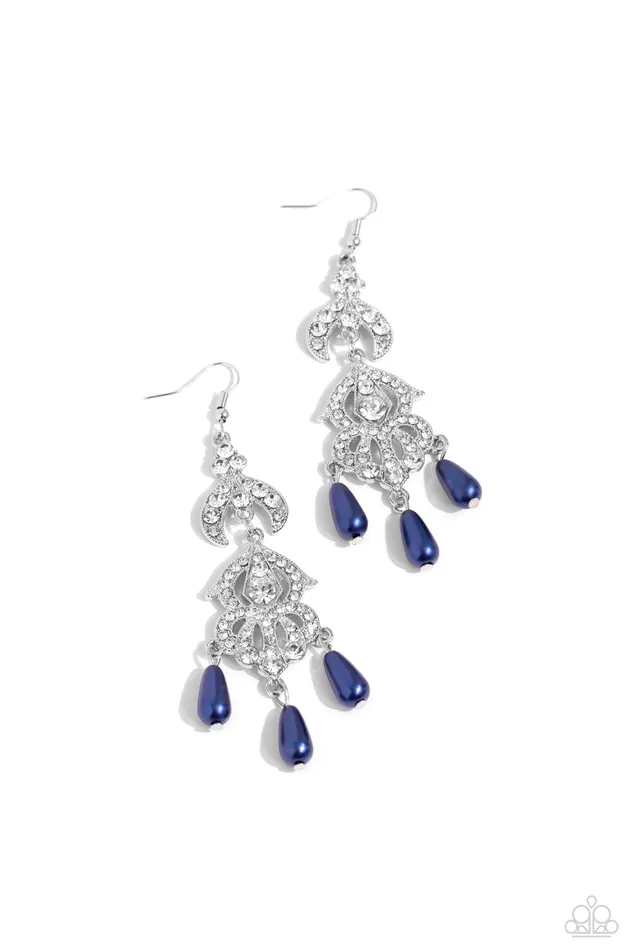 Paparazzi Accessories Earrings Cosmopolitan Combo Blue Earrings Jewelry by Bretta