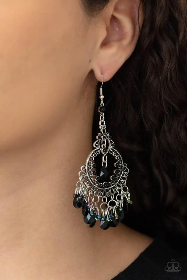 Paparazzi Accessories Earrings Ill Take That As A Compliment Black Earrings Jewelry by Bretta